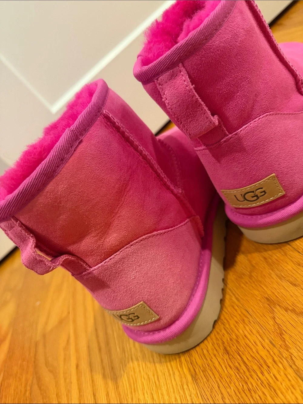 UGG Women's Mini Boot in Bright Pink